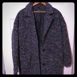 H&M tweed peacoat